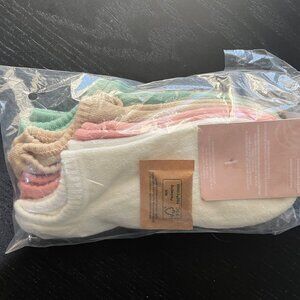 Summer & Rose Heel Socks - 5 Pairs NIB